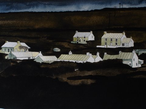 The Seaside village after a storm